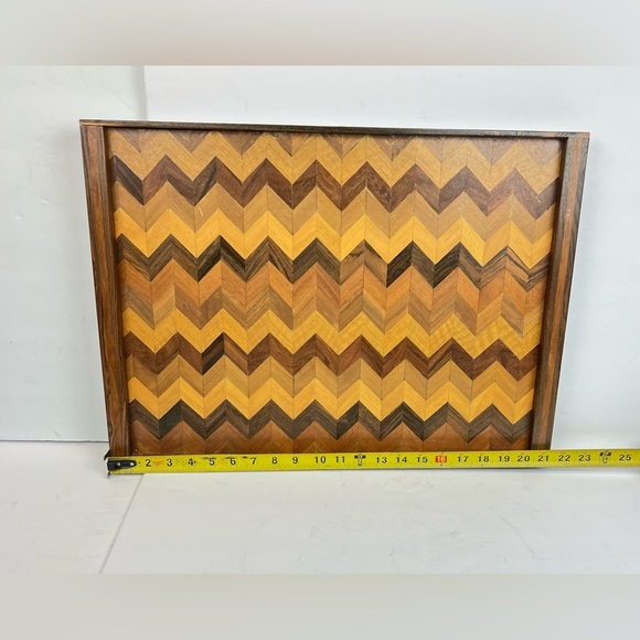 Vintage Tray Wooden Serving Tray - Picture 6 of 7